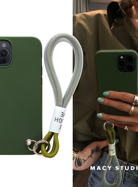 适用华为mate40RS手提手机壳p40pro+全包防摔软壳mate30绳p50e时尚mate50Pro简约ins荣耀magic5Pro硅胶ma20x