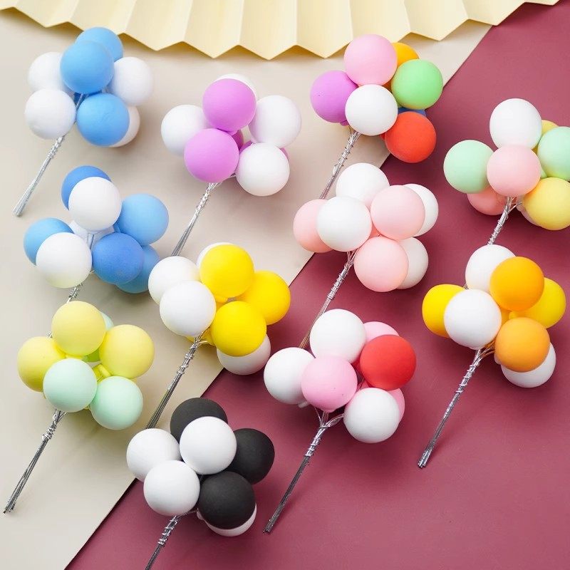告白气球蛋糕装饰插件网红可爱彩色糖果圆球花束儿童生日烘焙摆件,节庆用品/礼品,节日装扮用品,淘宝优惠券,粉丝福利购,淘宝优惠卷