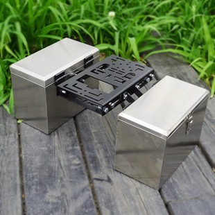 小牛电动车US 不锈钢边箱后尾箱架货架侧边包储物箱 UQi