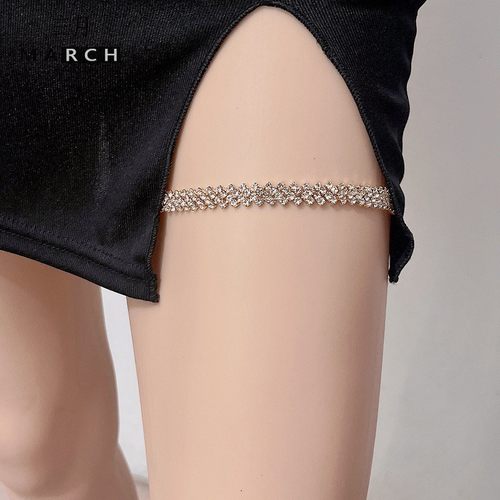 腿饰绑带身体链配饰女大腿链条