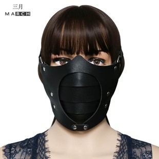 朋克简约个性可调节派对化妆舞会男女装饰眼罩半脸口面罩面具cos
