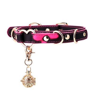 金色铃铛温感变色choker项圈