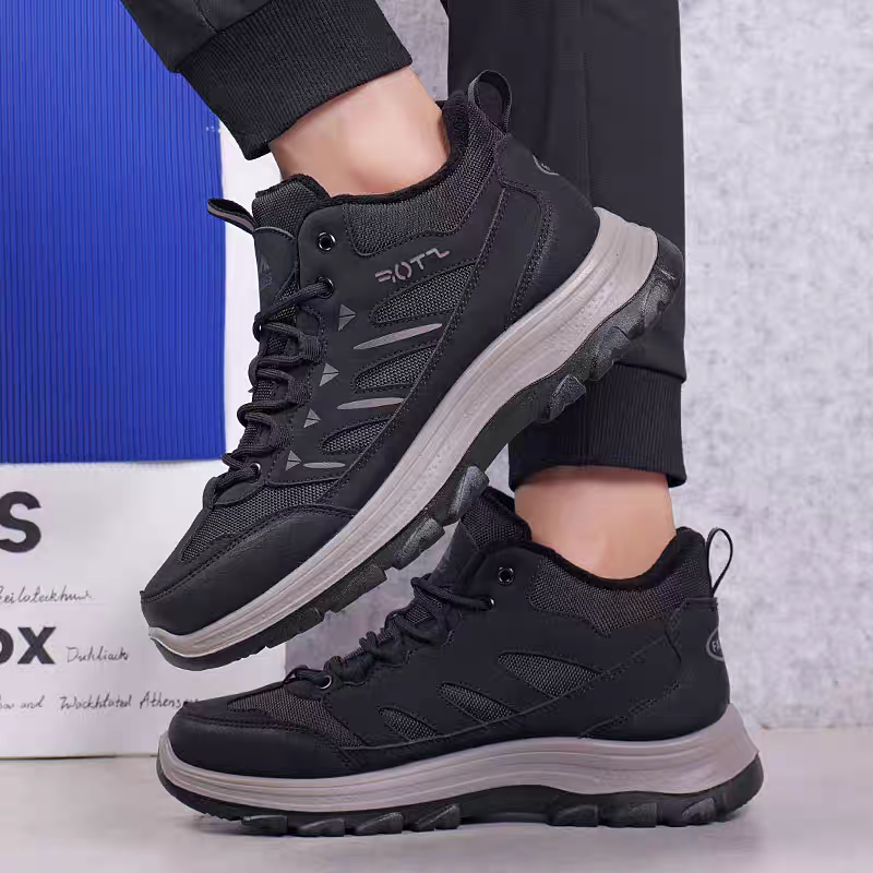2025新款头层牛皮男鞋户外登山鞋防滑耐磨徒步鞋男款运动休闲鞋