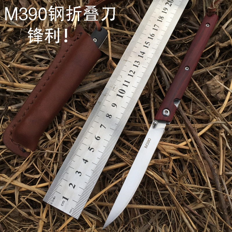 m390粉末钢折叠刀神笔轴承刀手工小刀具户外随身防身荒野求生折刀 户外/登山/野营/旅行用品 其他户外刀具 原图主图