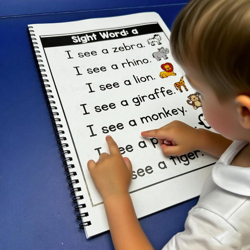 小学生高频词句子认读描红本