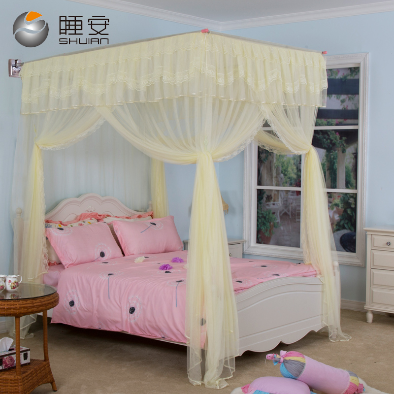 睡安厂家直销三门宫廷方顶不锈钢钓鱼杆伸缩打墙蚊帐家用150m180|msdalam kategori seperai dan bantal, kelambu - dari Buy2taobao.com untuk memberikan perkhidmatan ejen Taobao profesional membeli