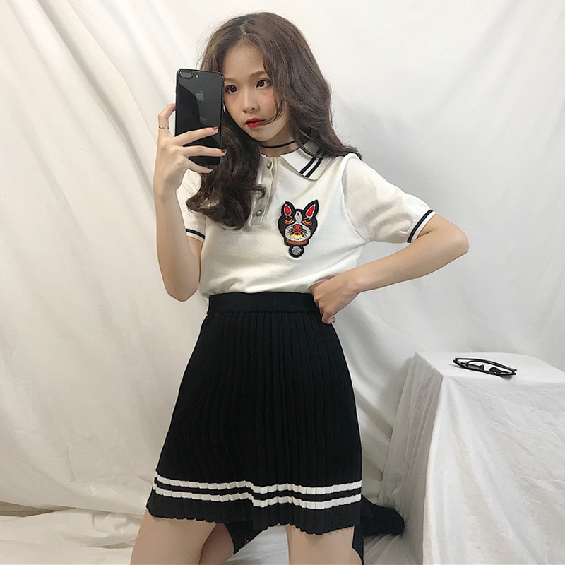 º«°æÊ±ÉÐÐÝÏÐÌ××°Ïļ¾Å®×°¿¨Í¨´ÌÐåÕëÖ¯TÐô+¸ßÑü°ëÉíȹ¶ÌȹÁ½¼þÌ×