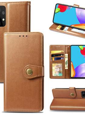 适用三星a34手机壳a14翻盖式note20硅胶a53防摔s23真皮套男s22全包A52S保护套a10插卡a71一体s9钱包s8电话a51