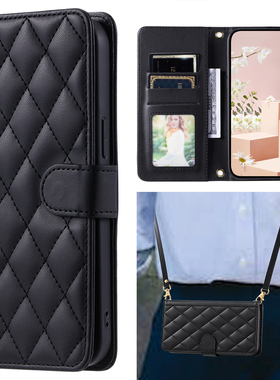 适用三星Galaxy A53 A73手机壳a33斜跨背长挂绳S25皮套a51翻盖式a71防摔a16保护套s22+全包s24fe硅胶s21ultra