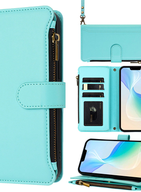 适用vivo手机壳Y76S斜挎VIVOY400翻盖式Y33S保护y500皮套拉链y38插卡y78零钱包v27防摔背带挂绳全包s30promi