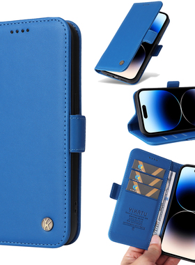 适用苹果16e手机壳iphone15插卡14promax电话XR侧边扣子10x新款17pm全包8p保护皮套SE防摔11翻盖12商务男士6s