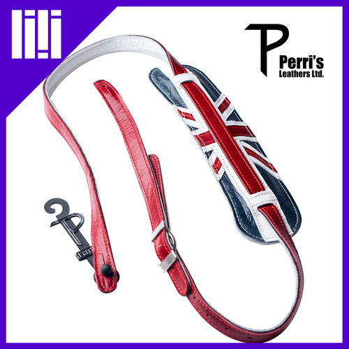 加拿大进口真皮细带垫肩吉他背带