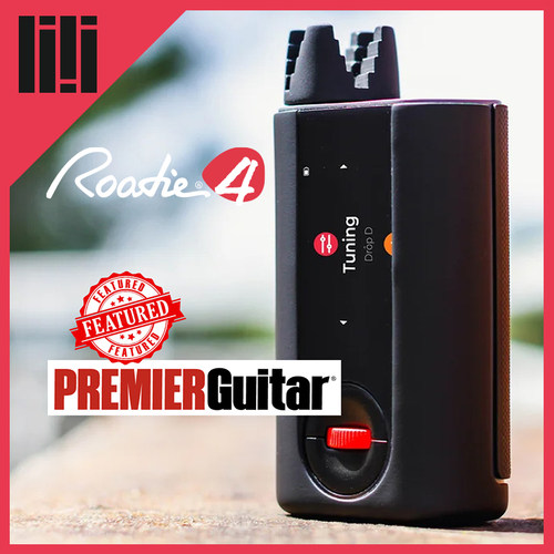 Roadie罗迪4代吉他贝斯多弦乐器APP智能自动调音卷弦器震动节拍器