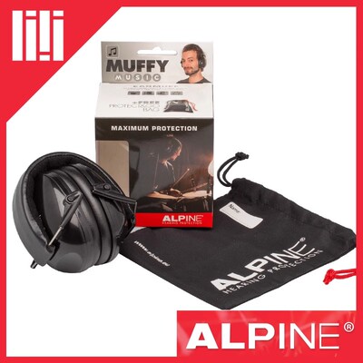 荷兰原装 Alpine 乐手鼓手音乐节演唱会隔音降噪耳罩 MUFFY成人版