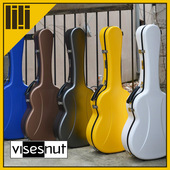 泰国Visesnut古典民谣OM D超轻托运ABSPVC琴盒Premier3锁多彩系列