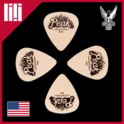 美产进口Clayton PEAK系列 民谣木吉他拨片正品
