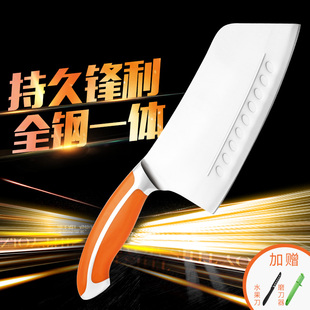 金门菜刀超锋利家用切肉刀切片丝菜刀炮弹钢钼钒钢厨房刀具超薄刀
