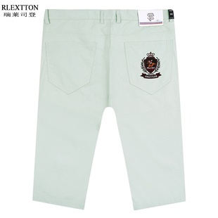 男裤 刺绣高尔夫运动沙滩短裤 子中裤 高端时尚 薄 商务休闲五分裤 夏季