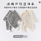 新生儿连体衣春秋纯棉无骨绑带哈衣和尚服婴儿衣服宝宝打底睡衣