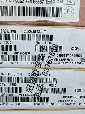 ICL3245ECA   全新原装现货，请直拍