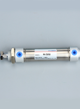 Cylinder不锈钢迷你气缸MA 25*25X50X75X100X125X150X200X300-S