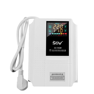 SOV稳压器220v单相全自动智能家用空调冰箱水泵启动保护调压电源