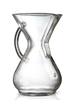 美国原装CHEMEX 6杯份 手冲咖啡壶 分享壶 玻璃把手