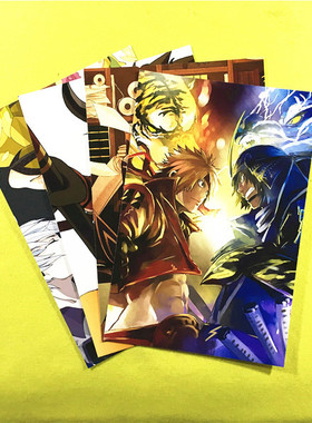 茶猫屋日本动漫周边战国BASARA明信片卡片留言卡满百包邮淘金币新