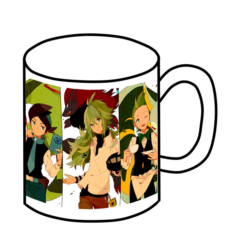 茶猫屋日本动漫周边口袋妖怪L草系神奇宝贝馆长马克杯水杯新品新