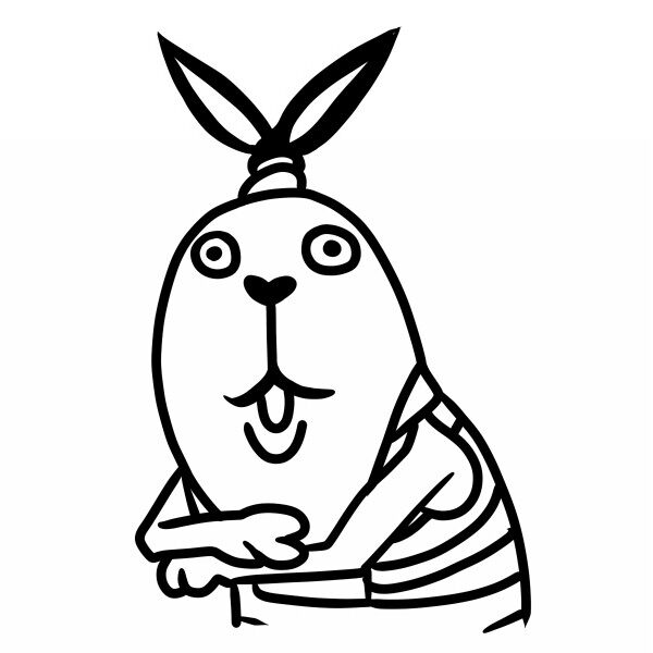 日本动漫周边越狱兔541墙贴车贴电脑贴满百包邮淘金币全新创意贴