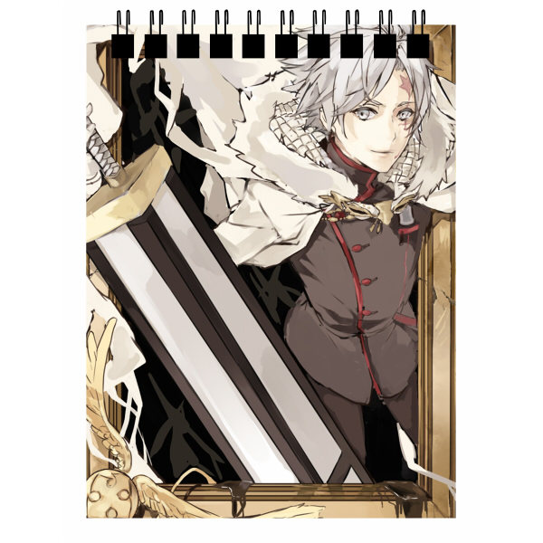 茶猫屋日本动漫周边D GRAY MAN驱魔少年文具礼品便签本记事本包邮