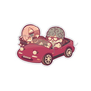 茶猫屋日本动漫周边JOJO的奇妙冒险暗杀小队加丘梅洛尼透明挂件