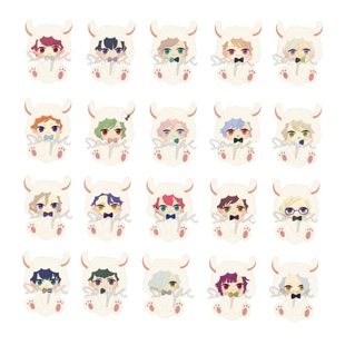 动漫游戏周边A3满开剧团全员毛绒装Q版透明亚克力挂件现货满包邮