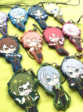 茶猫屋日本动漫周边原单散货IDOLISH 7赌场PARO橡胶挂件满百包邮