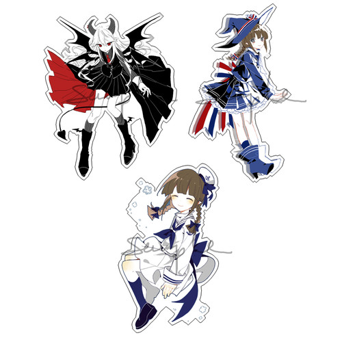 动漫游戏周边大海原与大海原大号透明亚克力挂件挂饰全新现货包邮