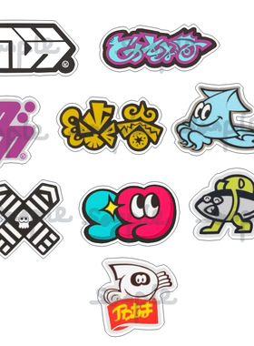 动漫游戏周边Splatoon 2斯普拉遁章鱼2透明亚克力挂件挂饰全新