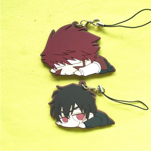 茶猫屋日本动漫周边原单散货血界战线克劳斯趴趴橡胶挂件满百 包邮