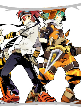 茶猫屋日本动漫周边HACK系列国崎秀悟桃皮绒抱枕满百包邮新品