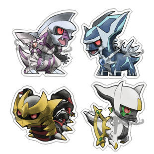 日本动漫周边周边口袋妖怪宝可梦神兽创世神透明亚克力挂件新现货