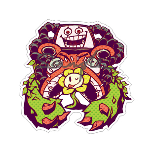 动漫游戏周边Undertale传说之下小花透明亚克力挂件现货全新包邮