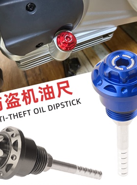 适用维多利亚Sixties250si改装机油尺 300i防盗机油盖测量尺探针