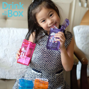 box儿童吸管水杯婴儿学饮杯幼儿园宝宝果汁杯 the 加拿大drink