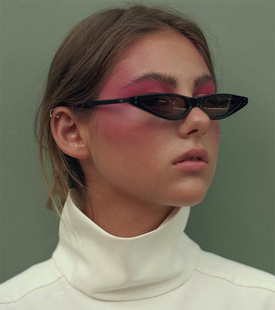 欧美明星款水原希子ladygaga同款墨镜好莱坞韩国baby猫眼太阳眼镜