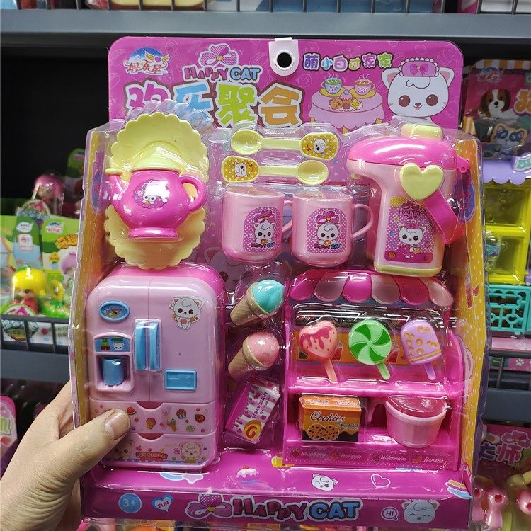 音乐美发吹风机小厨房烧水壶仿真过家家厨房玩具女孩宝儿童