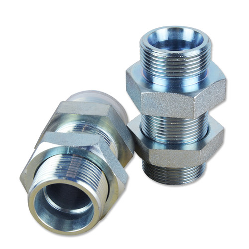 6C-LN卡套过板接头隔壁加长液压