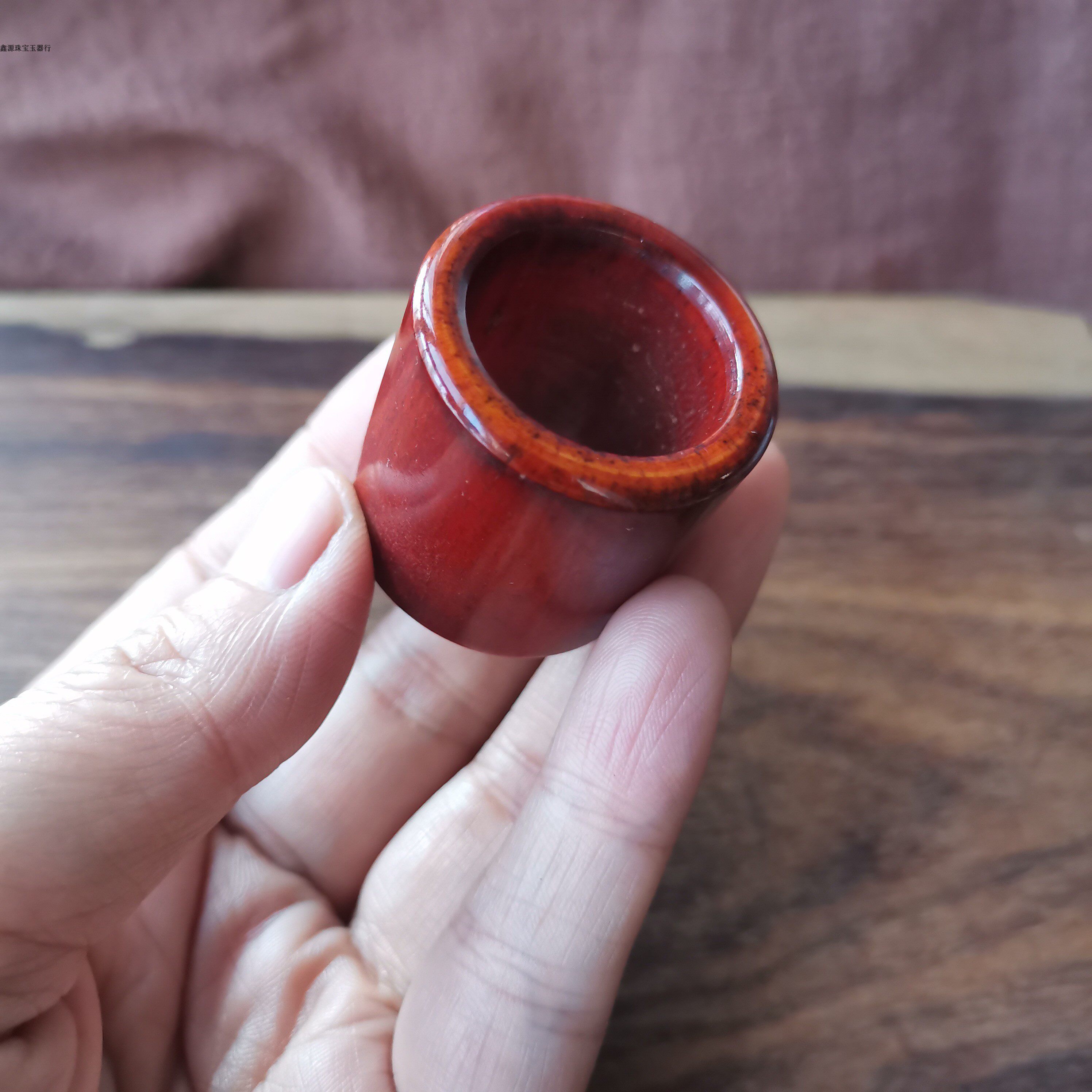 新天然老料西藏牦牛骨扳指复古老牛骨头文玩指环男大拇指霸气饰品