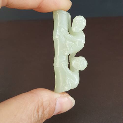 新款包邮新疆和田玉节节高吊坠