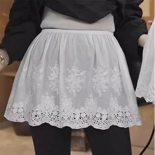 卫衣打底神器下摆遮小屁帘打底裤秋冬内搭蕾丝裙半身裙女遮臀裙罩