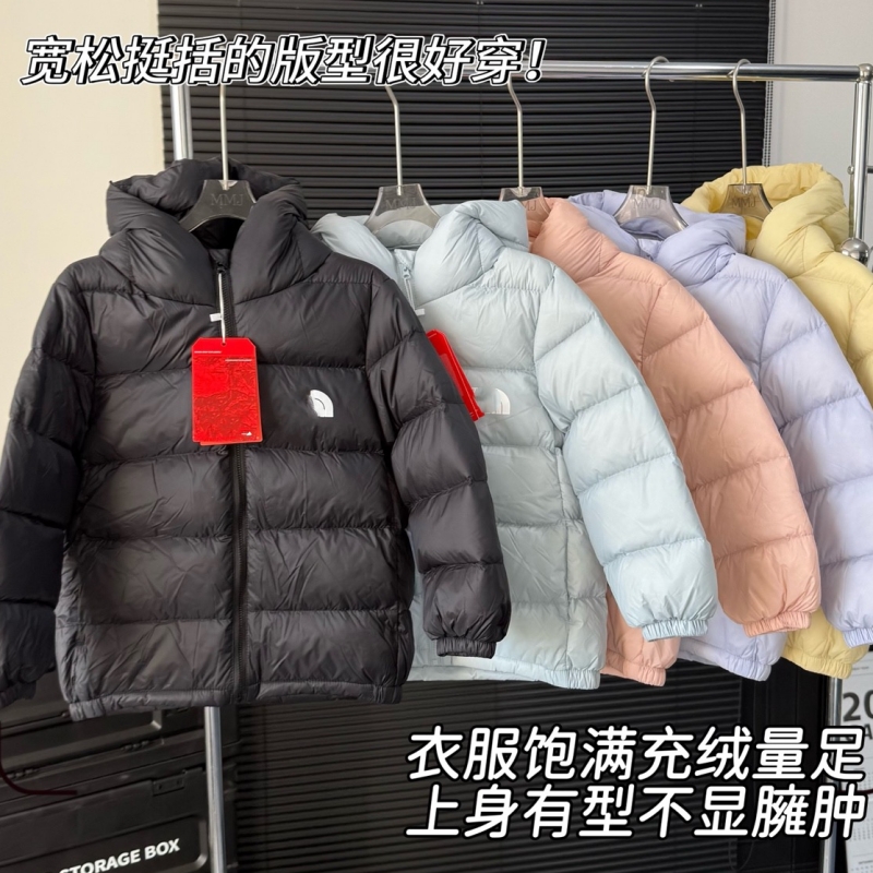 110-170码 儿童冬季连帽面包羽绒服90白鸭绒加厚蓬松保暖男童女童