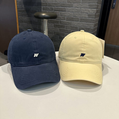 字母青年情侣潮搭W字母棒球帽